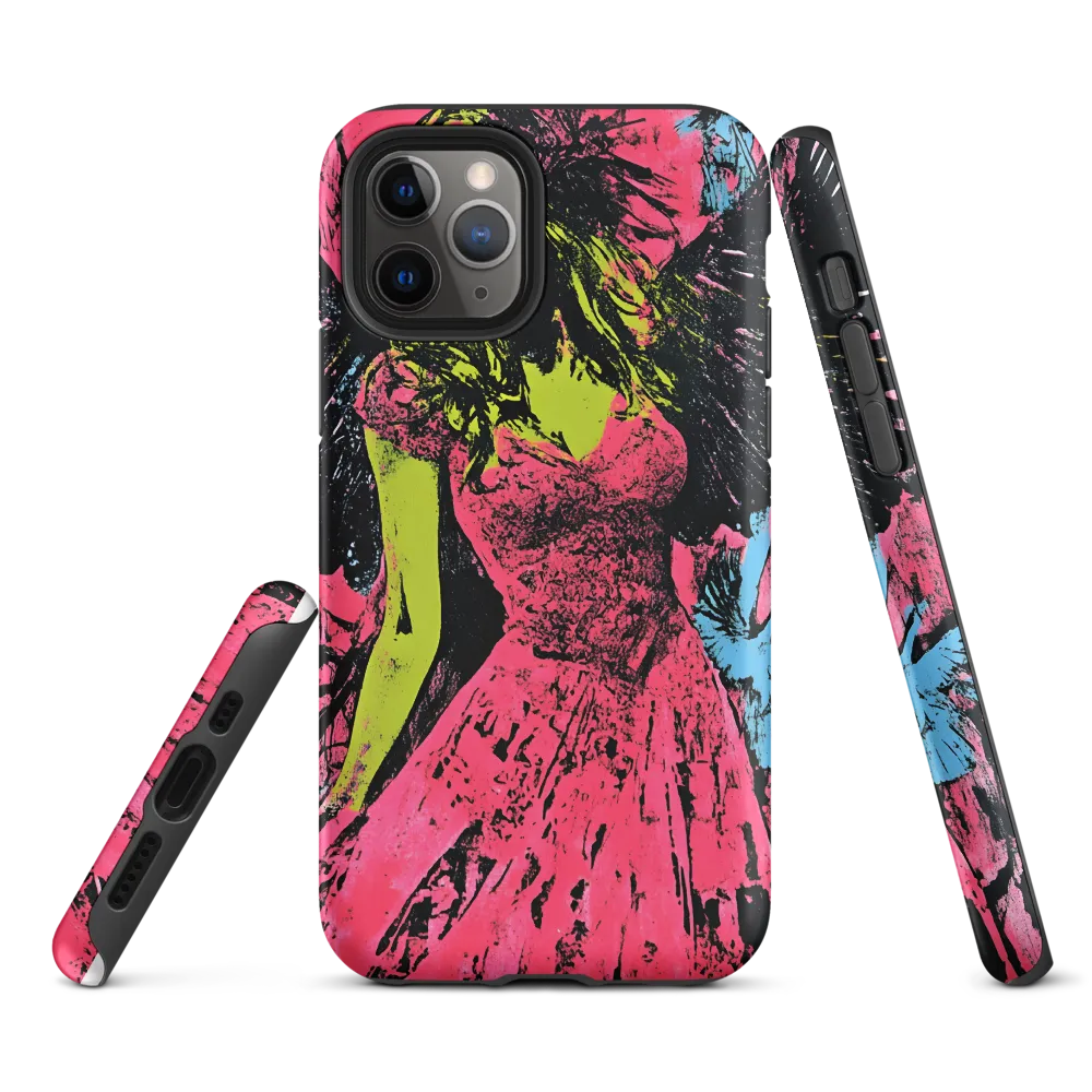 Mystical Angel in Neon Dreams