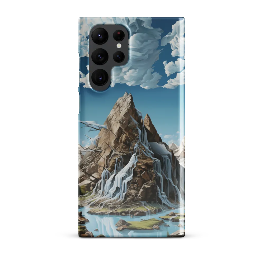 Majestic Cascade: A Mountain Masterpiece