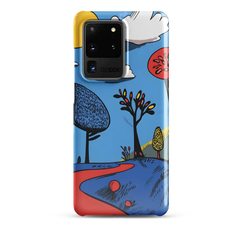 Whimsical Pathways Through a Colorful Landscape