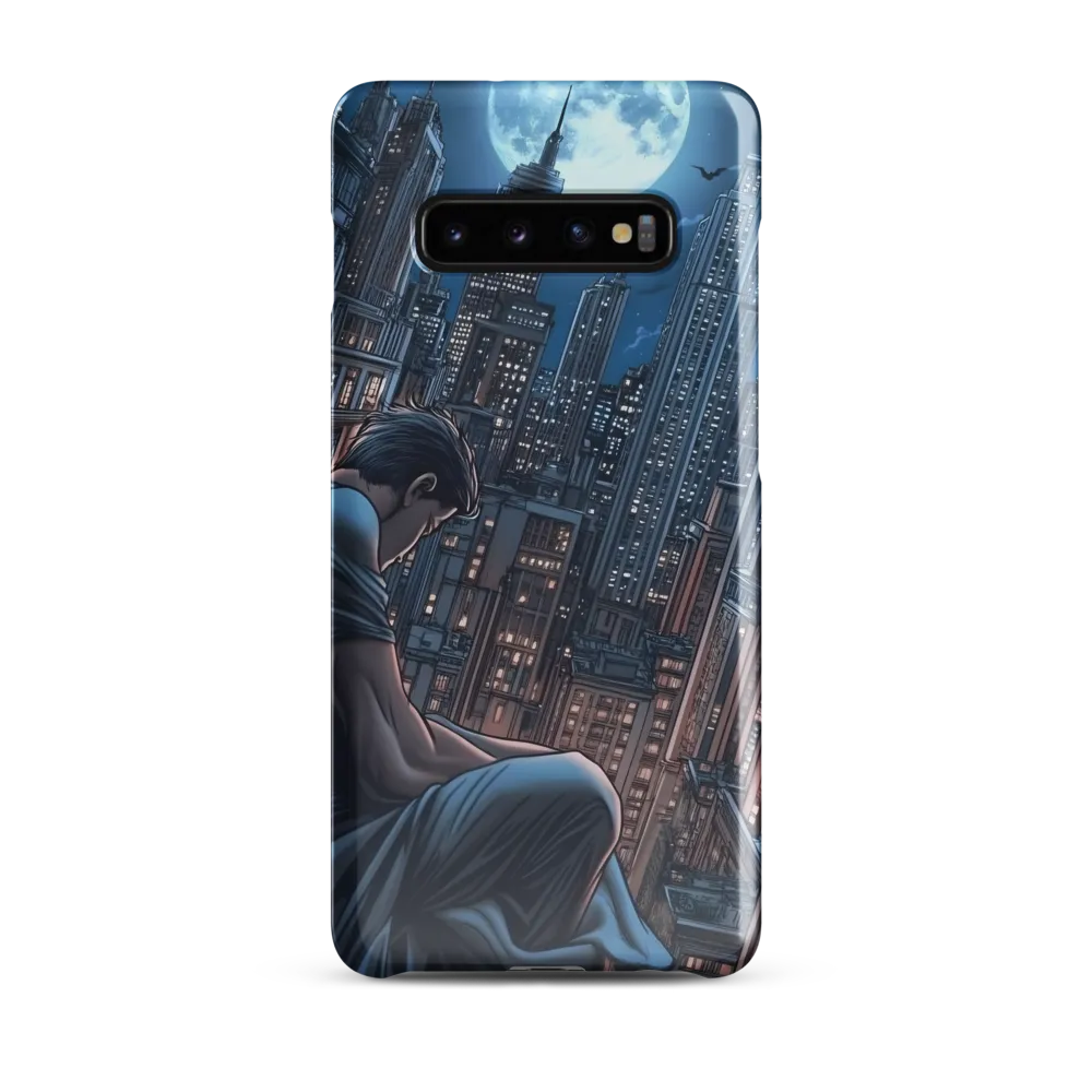 Reflections of a City Under the Moon | Phone Case |  S10 Plus | Snap Case | Glossy