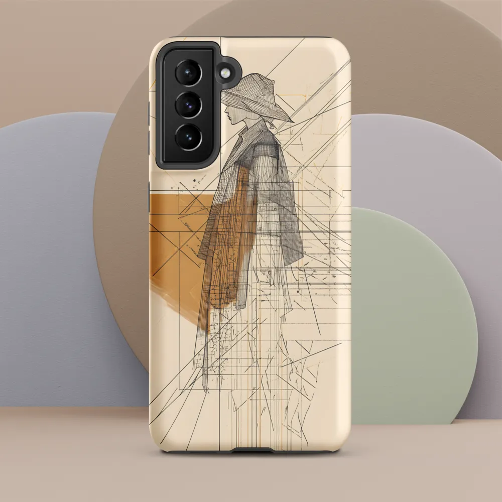 Abstract Profile: A Minimalist Exploration | Phone Case |  S21 Plus | Tough Case | Matte