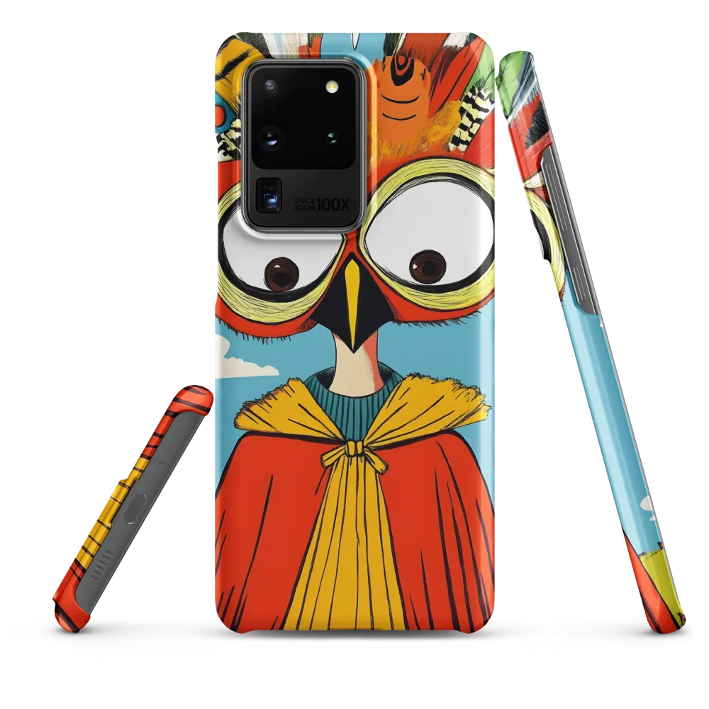 A Whimsical Encounter: The Owl-Human Fusion