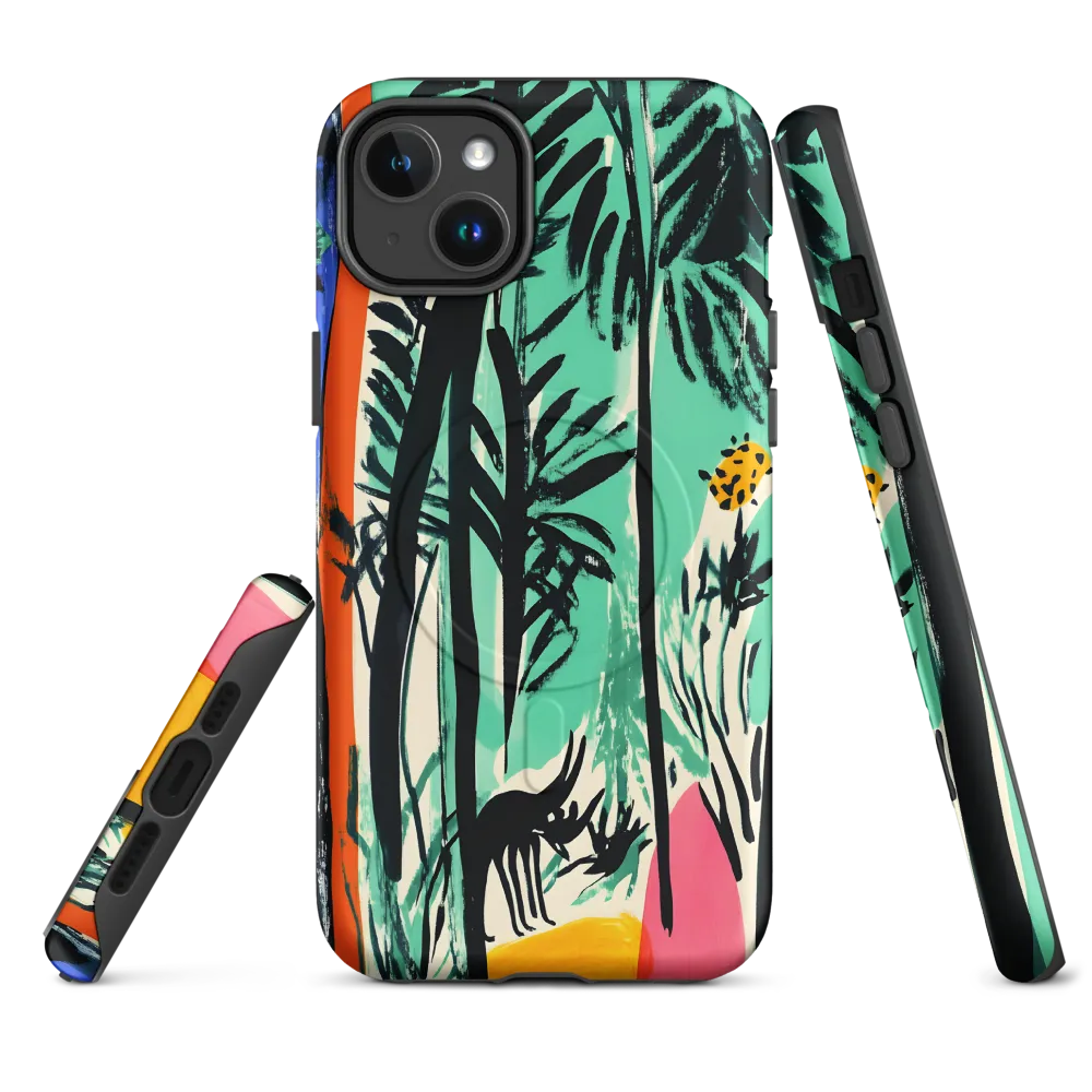 Whispers of the Jungle | Phone Case |  14 Plus | MagSafe® Tough Case | Matte