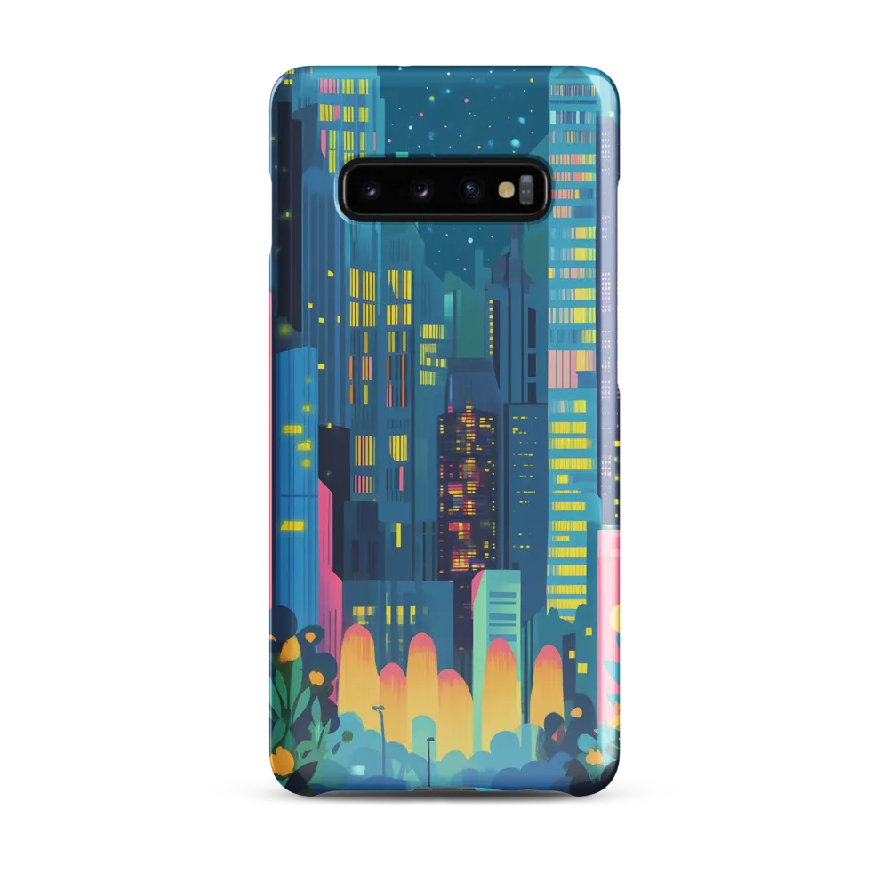 City of Dreams: A Multicolored Oasis | Phone Case |  S10 Plus | Snap Case | Glossy