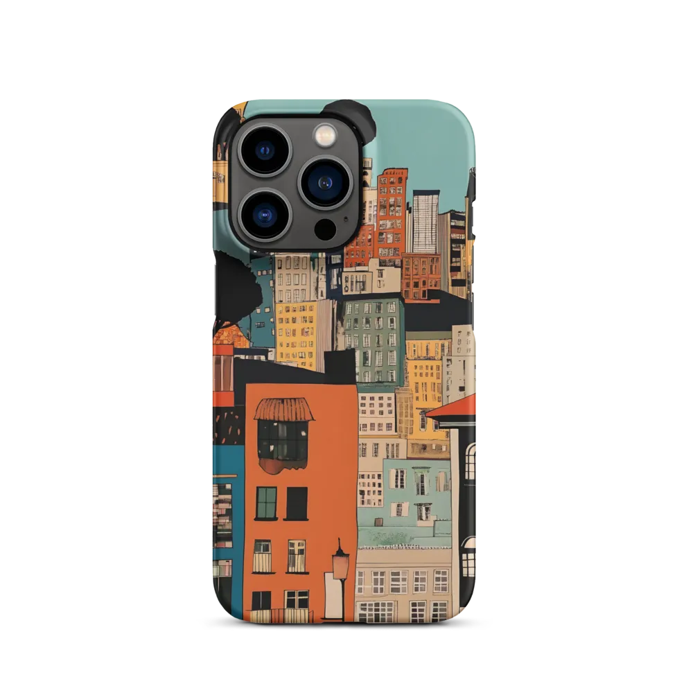 Urban Fusion: A Colorful Cityscape