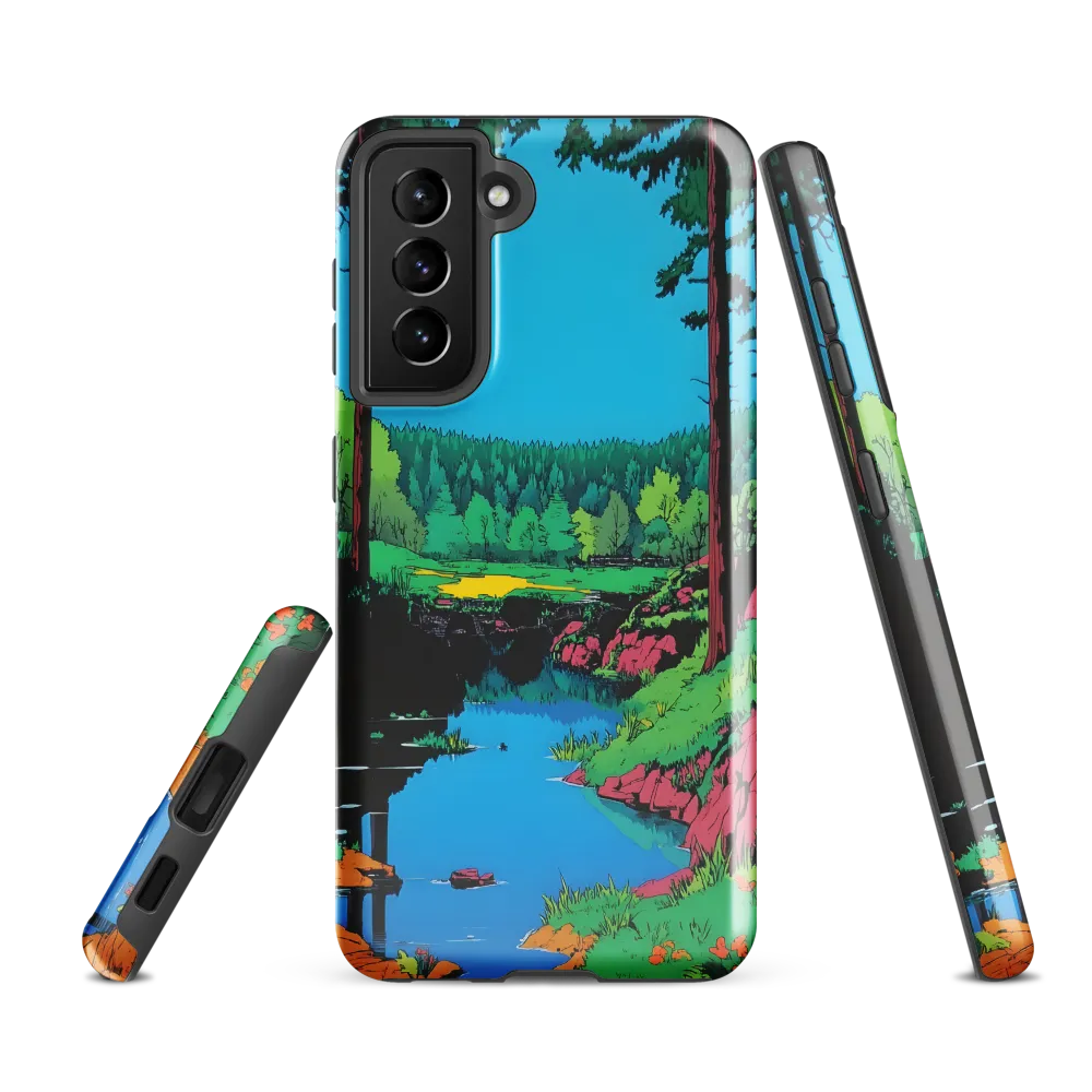Tranquil Reflections: A Vibrant Landscape