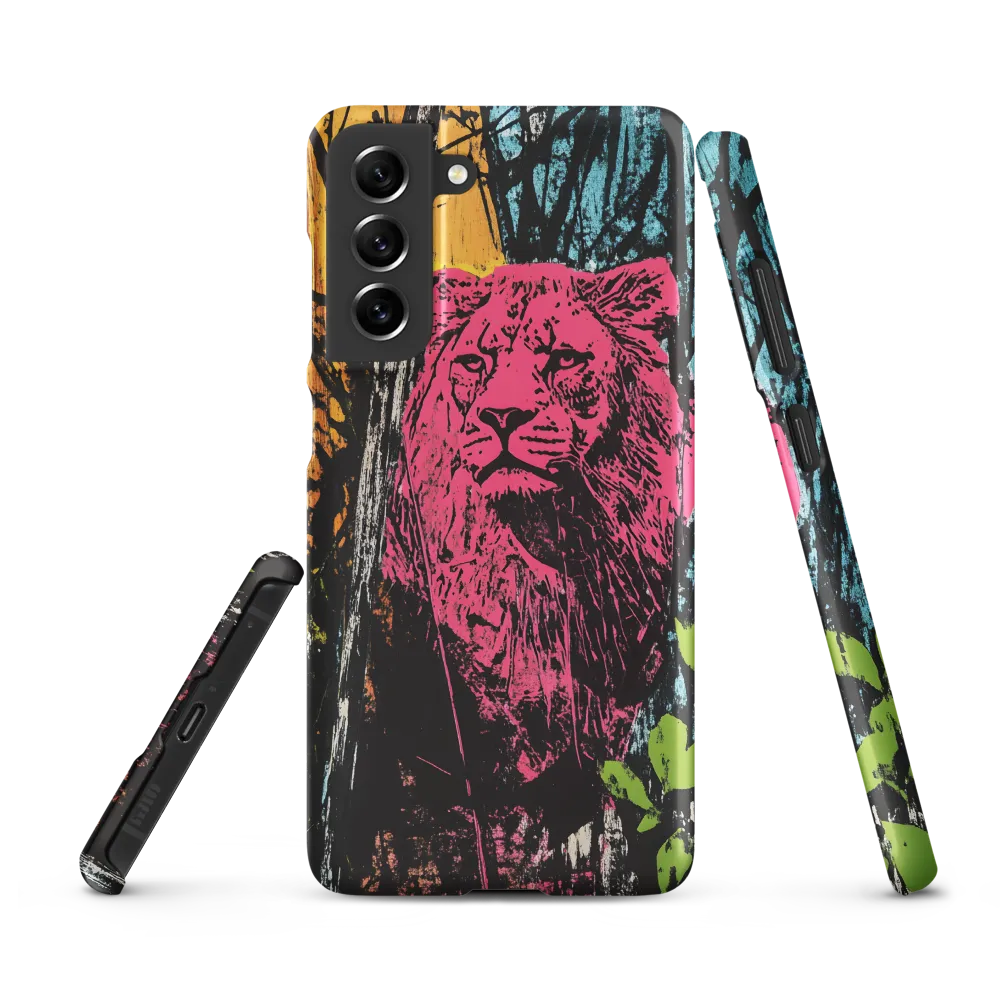 Fierce Vibrance: The Pink Lion
