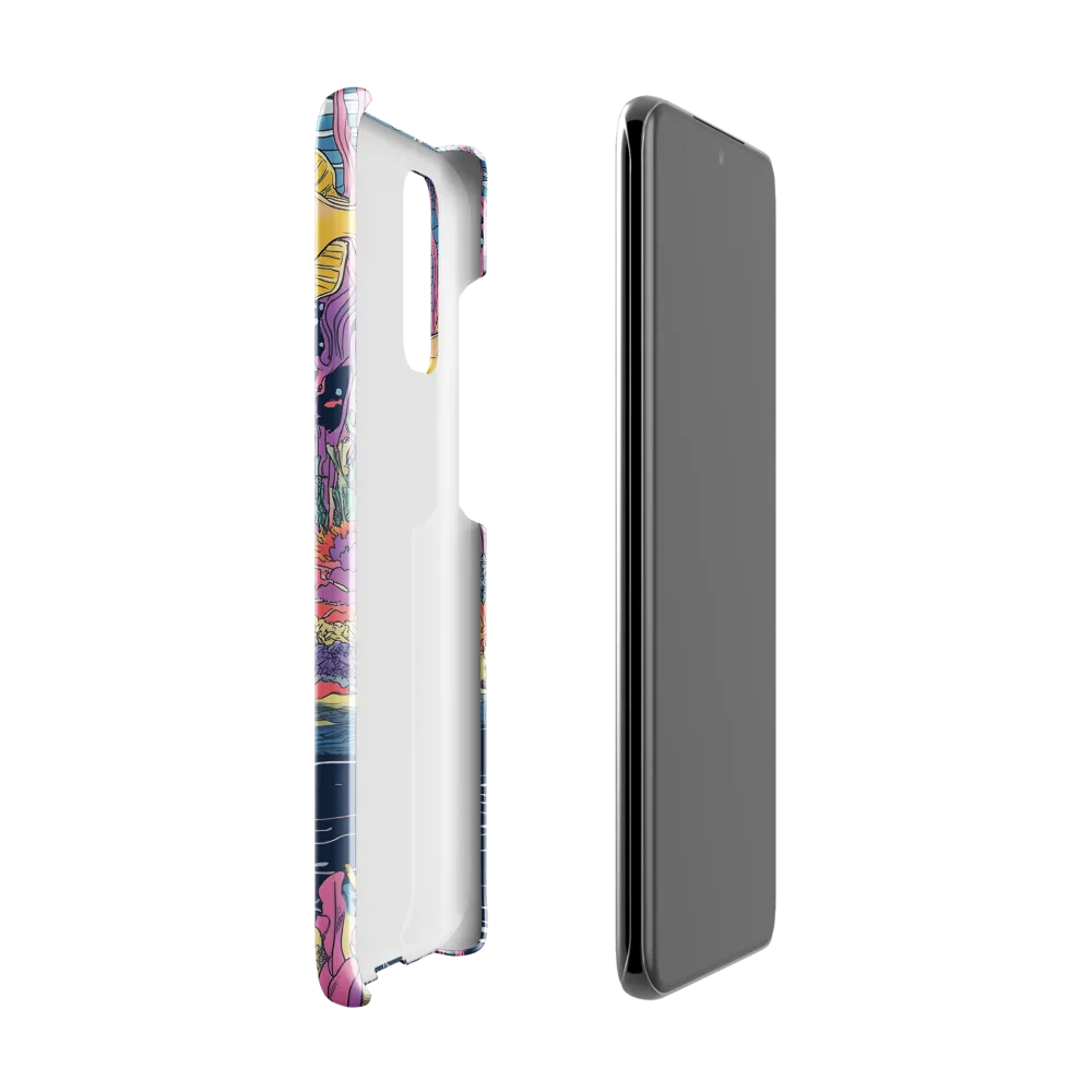 Underwater Dreamscape: A Playful Encounter | Phone Case |  S20 | Snap Case | Glossy
