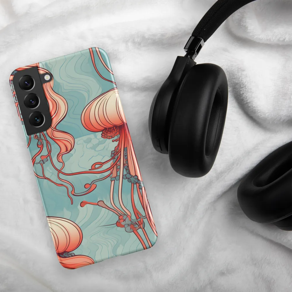 Ethereal Dance of Jellyfish | Phone Case |  S22 Plus | Snap Case | Matte