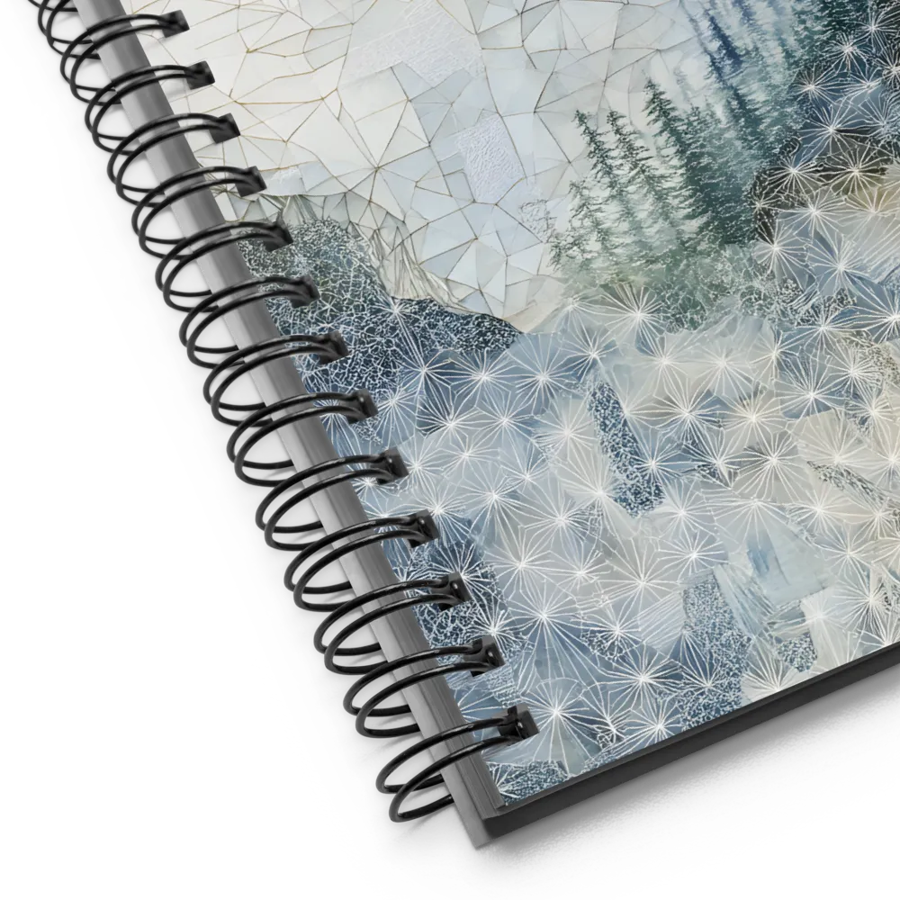 Horizon of Geometric Serenity | Spiral Notebook