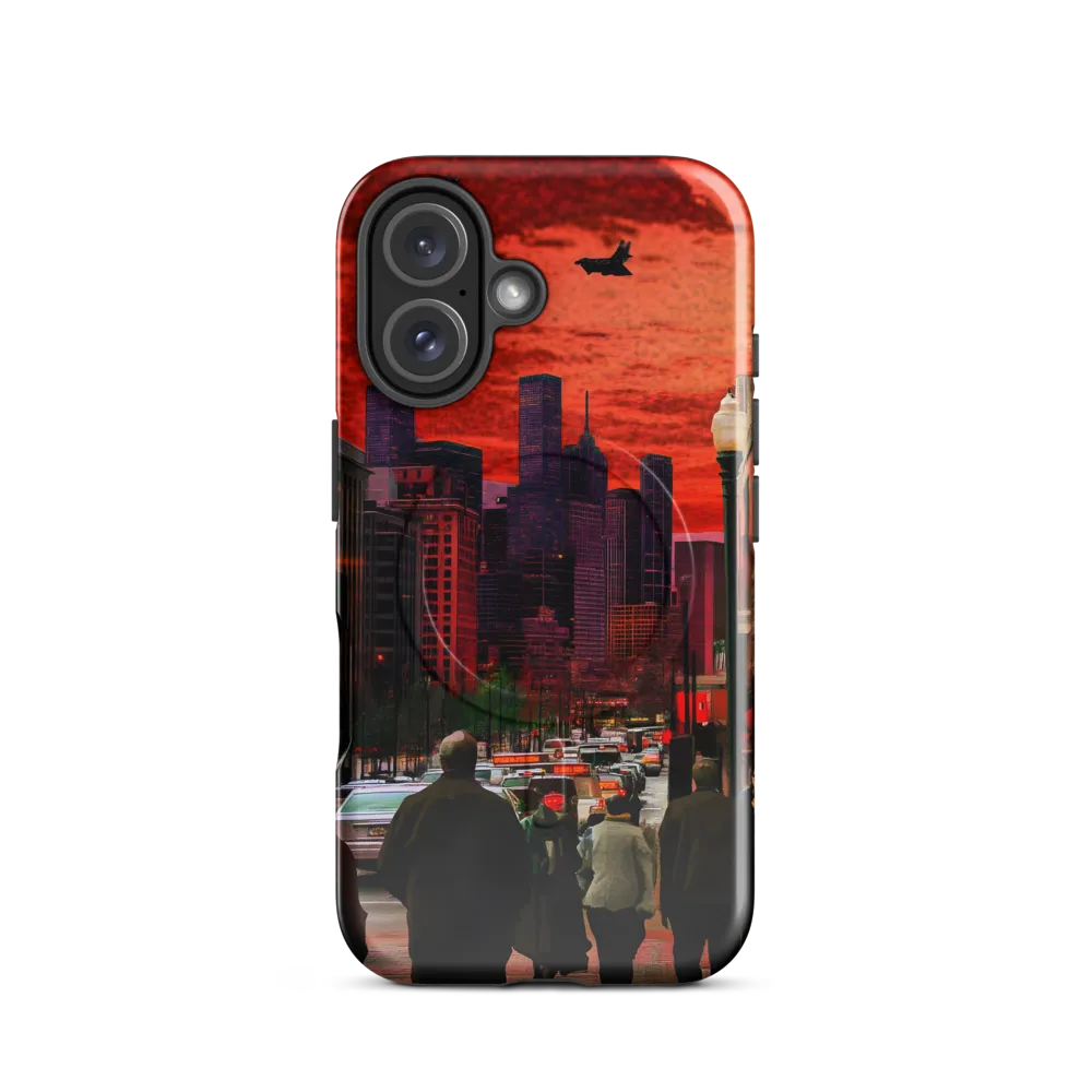 Urban Reverie: Stratospheric Shadows | Phone Case |  16 | MagSafe® Tough Case | Glossy