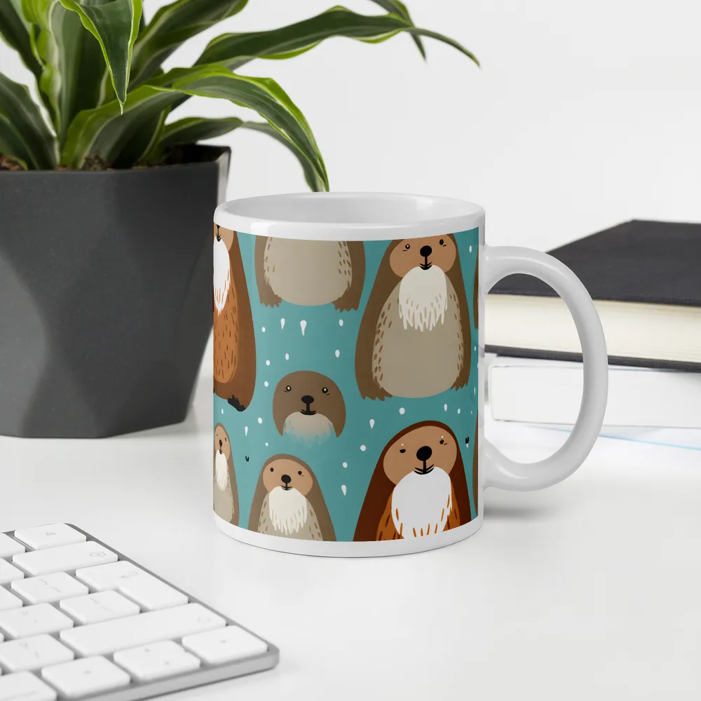 Whimsical Waters: A Celebration of Otters and Seals | Mugs | Multiple Sizes & Colors