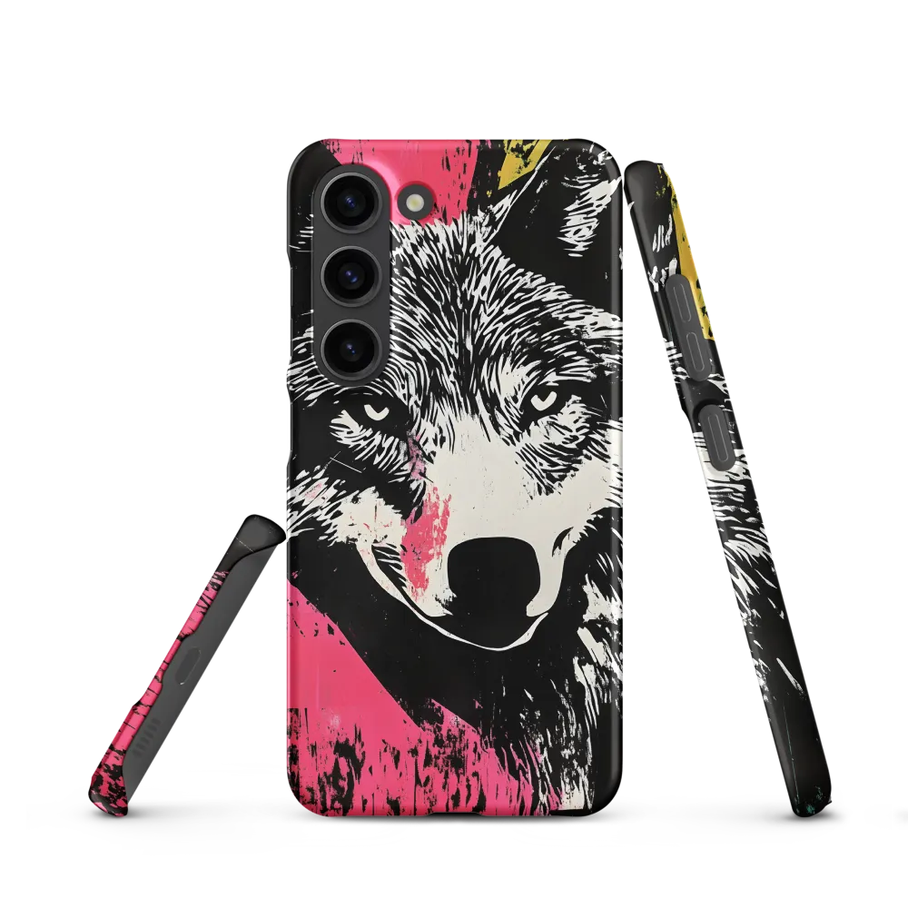 Intense Gaze of the Wolf