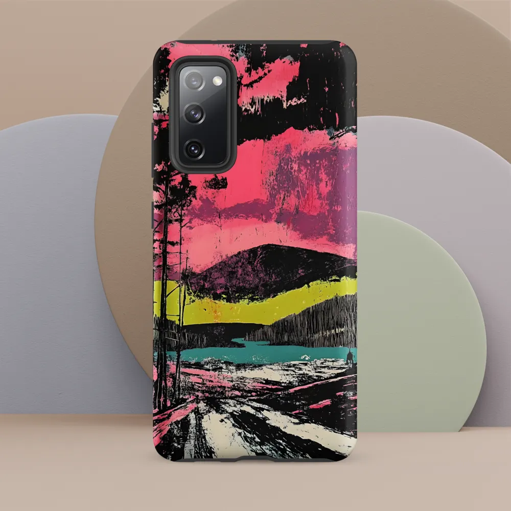 Vibrant Horizons: A Landscape in Contrast