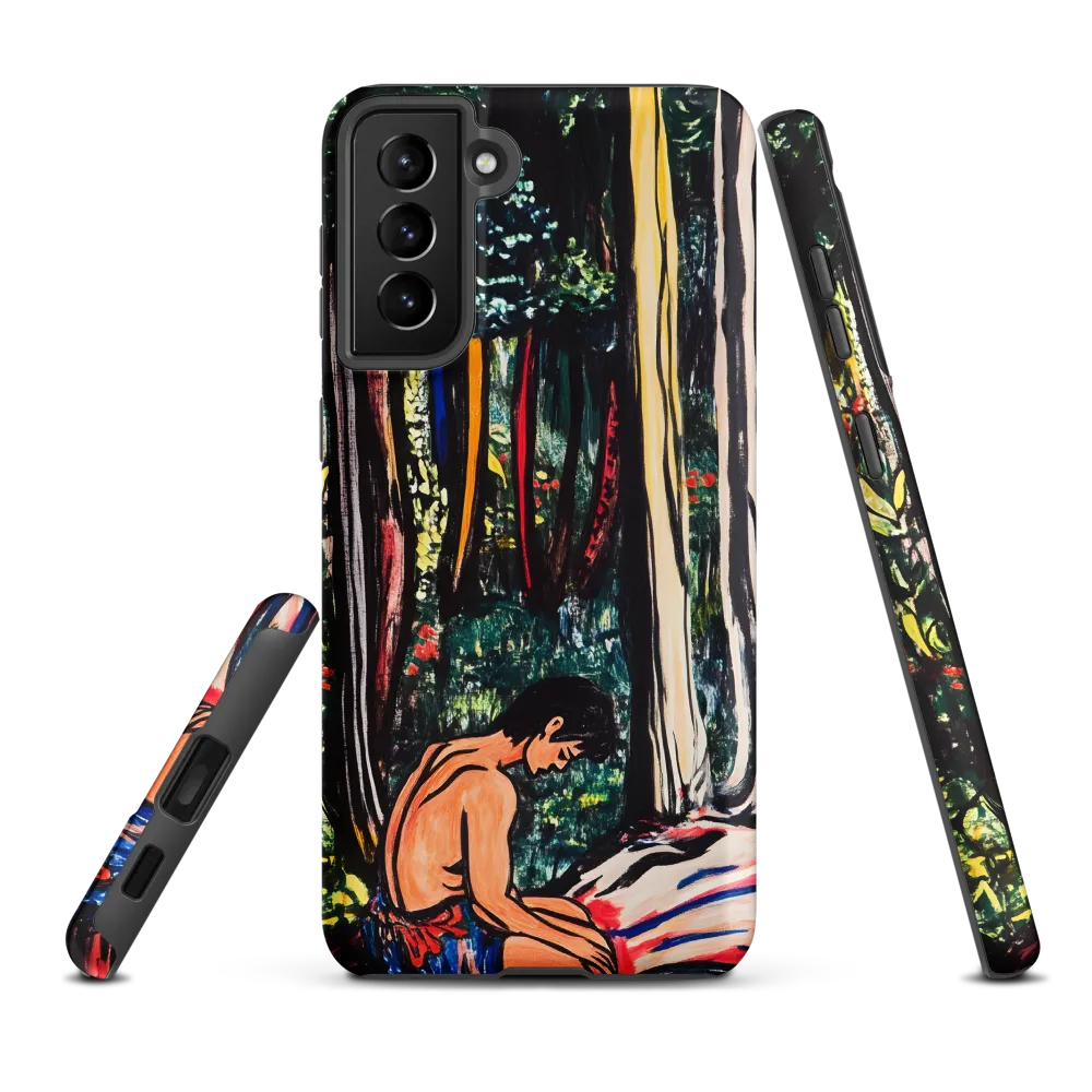 Contemplation in Nature | Phone Case |  S21 Plus | Tough Case | Matte