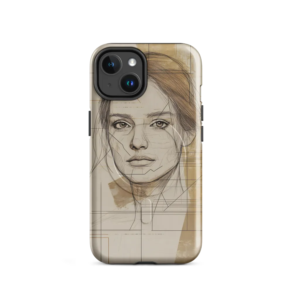Geometric Elegance: A Modern Portrait
