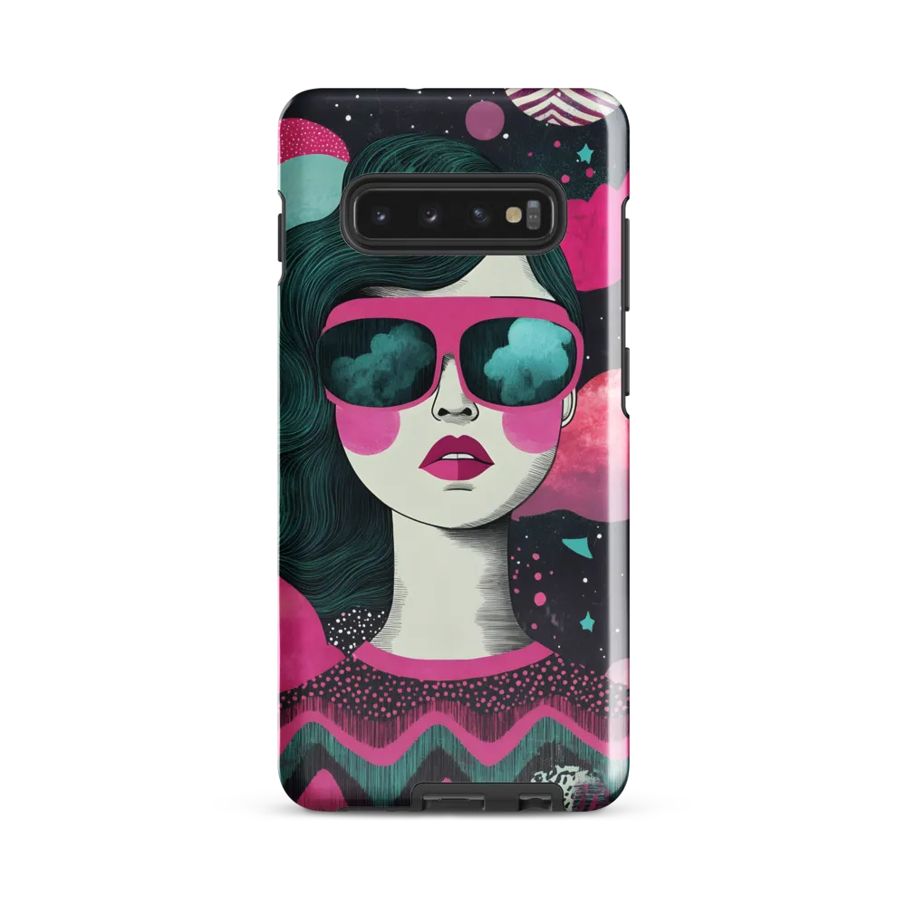 Chic Dreams: A Pop Art Portrait | Phone Case |  S10 Plus | Tough Case | Glossy