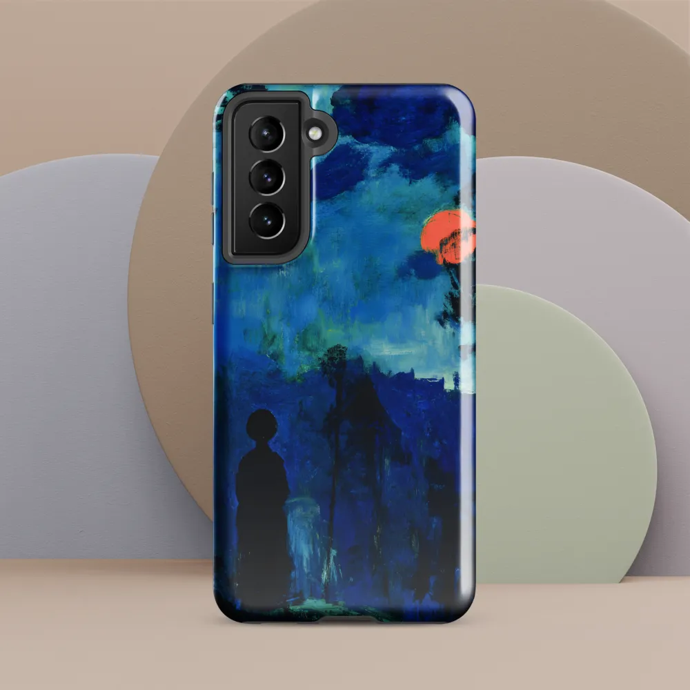 Solitude in Blue | Phone Case |  S21 | Tough Case | Glossy