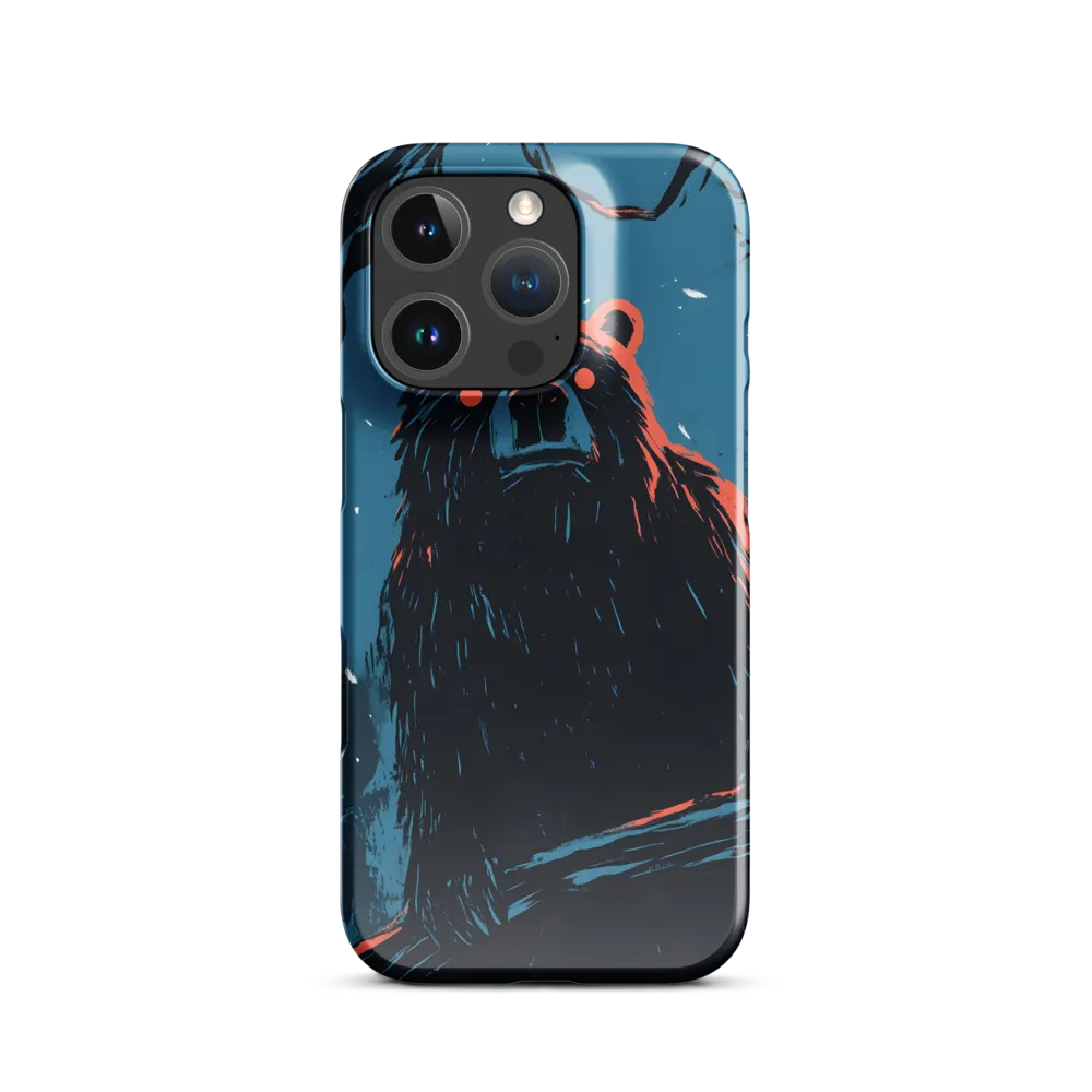 Eerie Majesty: A Bear in the Night