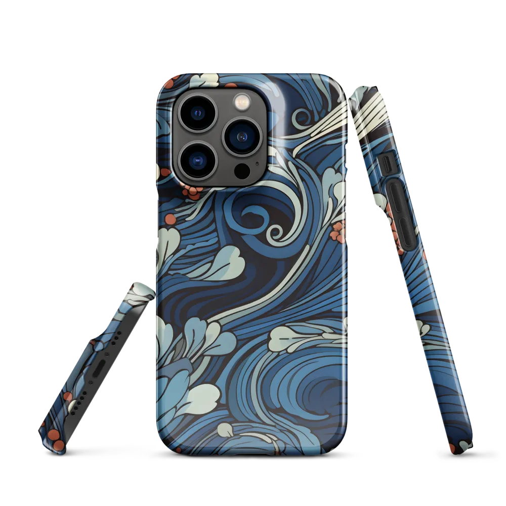 Nature's Elegance: An Oceanic Tapestry | Phone Case |  14 Pro | Snap Case | Glossy