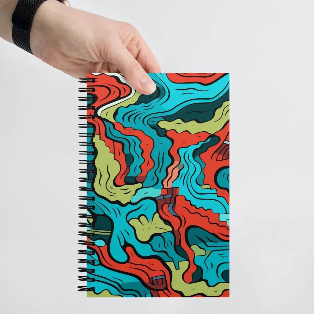 Flow of Color | Spiral Notebook