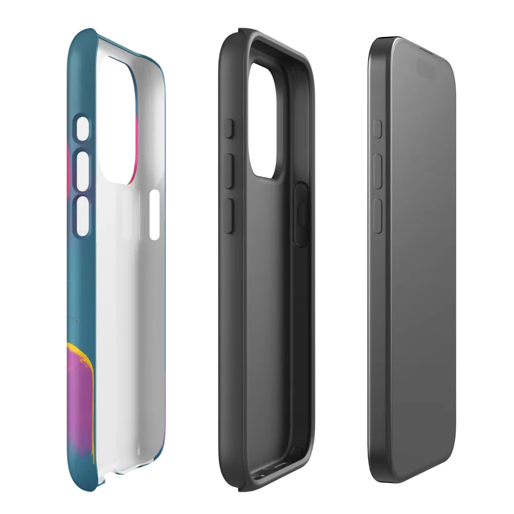 Neon Dreams: Portrait of a Modern Muse | Phone Case |  15 Pro | Tough Case | Matte
