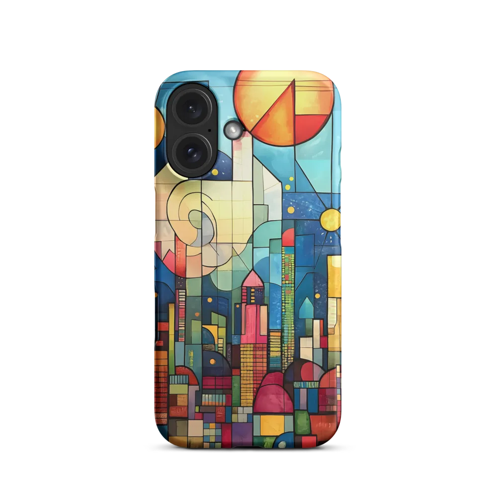 Geometric Harmony: A Vibrant Cityscape