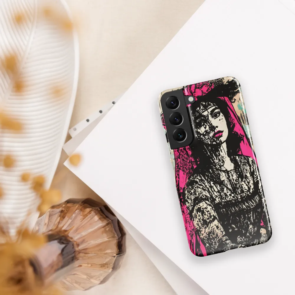 Veiled Beauty | Phone Case |  S22 | Snap Case | Glossy