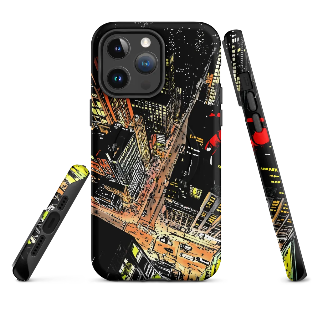 Urban Nightscape: A Bird's-eye View
