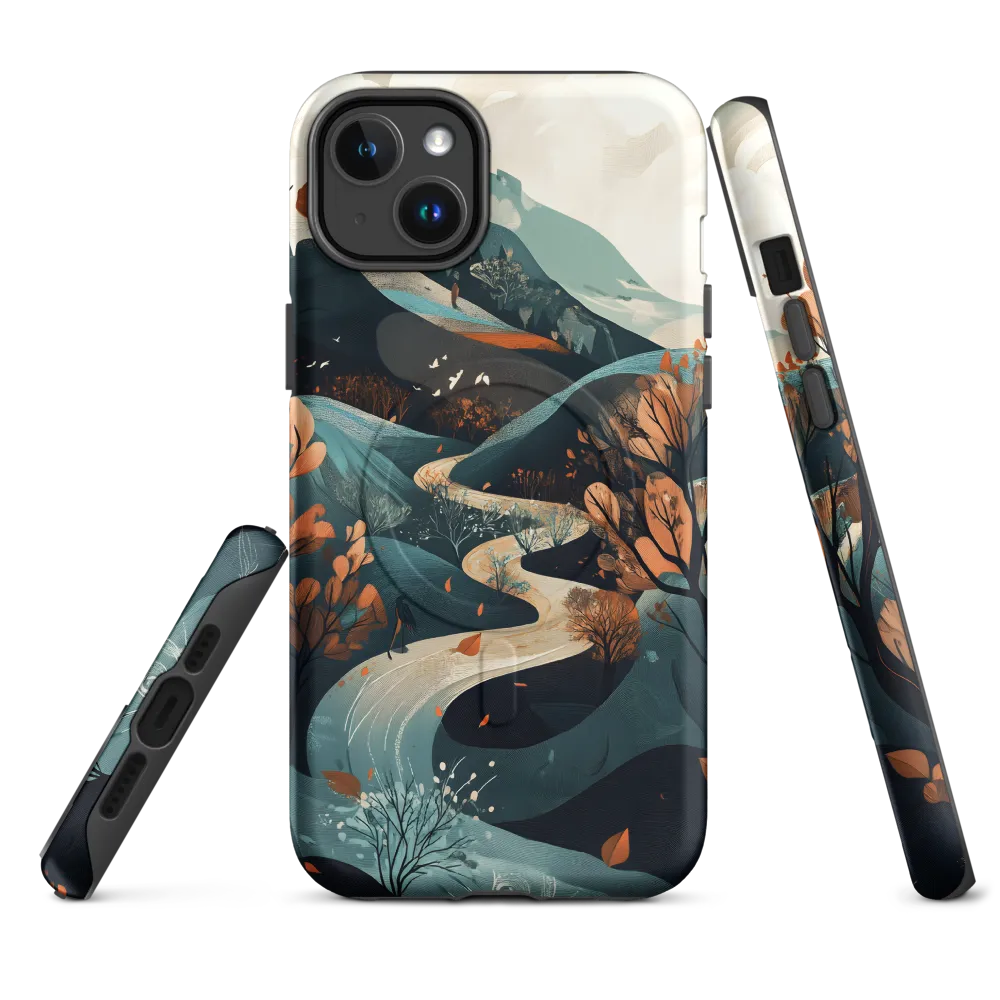 Whispers of Autumn: A Serene Journey | Phone Case |  14 Plus | MagSafe® Tough Case | Matte
