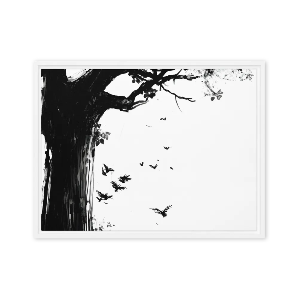 Whispers of Nature | Canvas with White Frame | 18″×24″