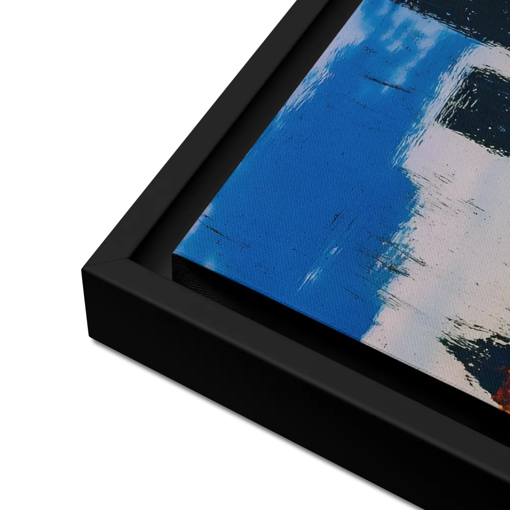 Reflections of Tranquility | Canvas with Black Frame | 16″×16″