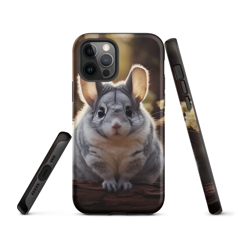 Curious Chinchilla in the Forest