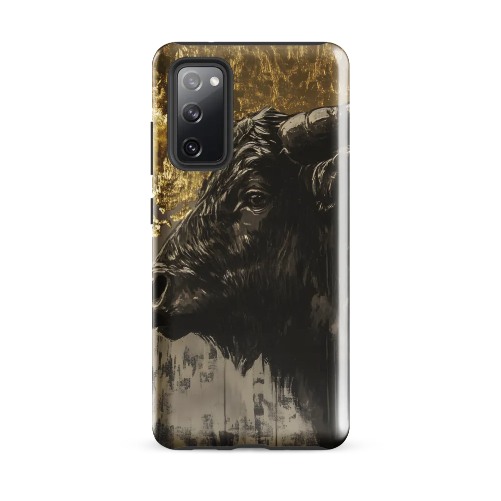 Gilded Bison in Profile