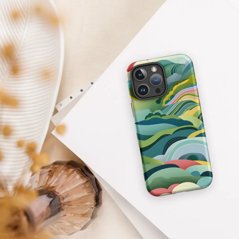 Waves of Serenity | Phone Case |  16 Pro Max | Tough Case | Matte