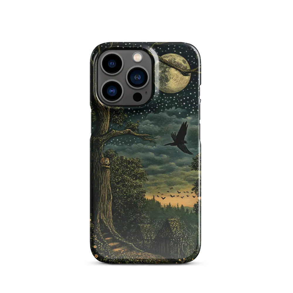 Mystical Nightscape Under the Full Moon | Phone Case |  13 Pro | Snap Case | Glossy