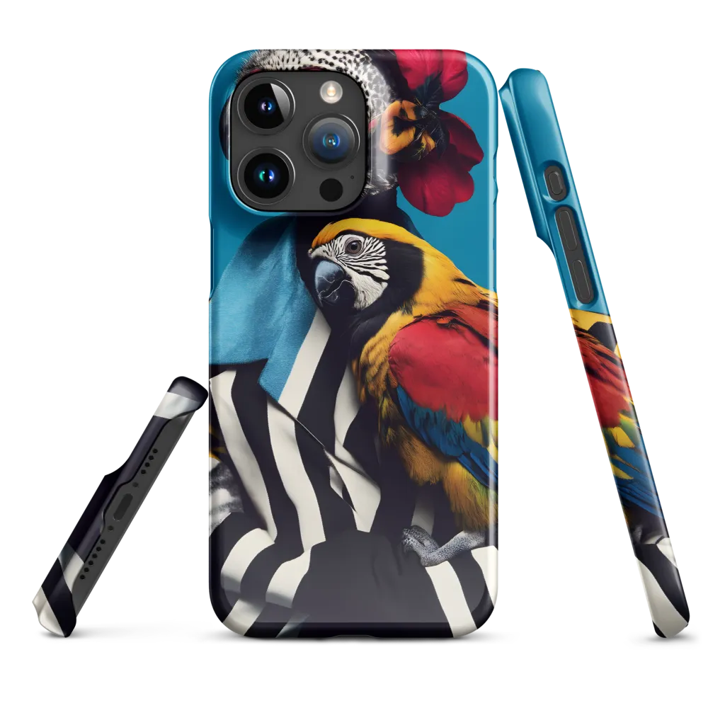 Vibrant Fusion of Flora and Fauna | Phone Case |  15 Pro Max | Snap Case | Glossy