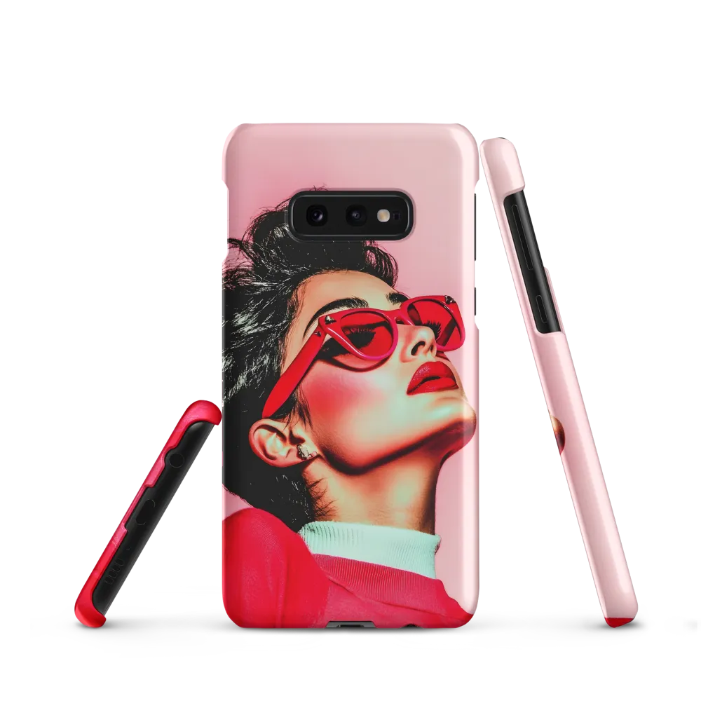 Striking Confidence in Red | Phone Case |  S10e | Snap Case | Matte