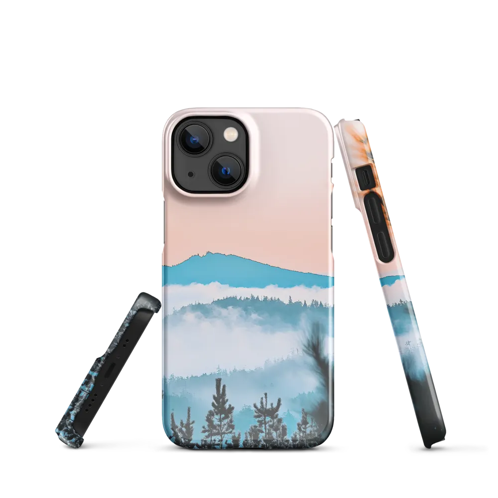 Tranquil Dawn Over Mountains | Phone Case |  13 Mini | Snap Case | Glossy