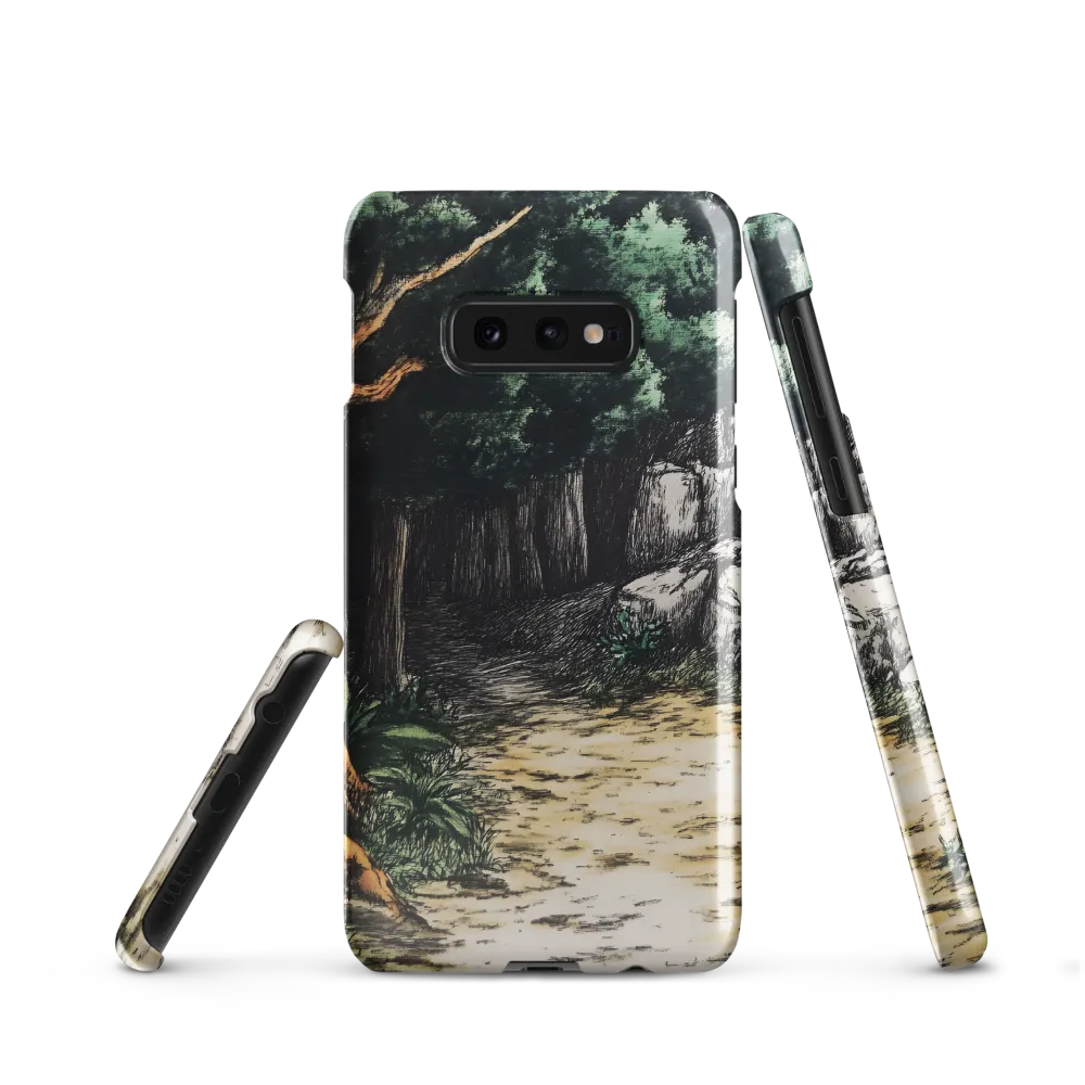 Pathway Through Nature's Embrace | Phone Case |  S10e | Snap Case | Glossy