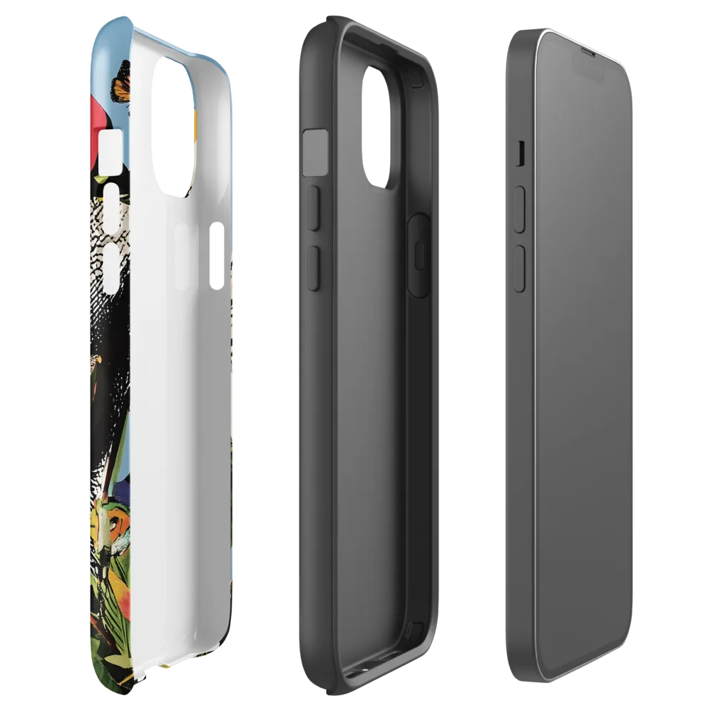 Harmony of Nature: The Elephant's Embrace | Phone Case |  14 Plus | Tough Case | Glossy
