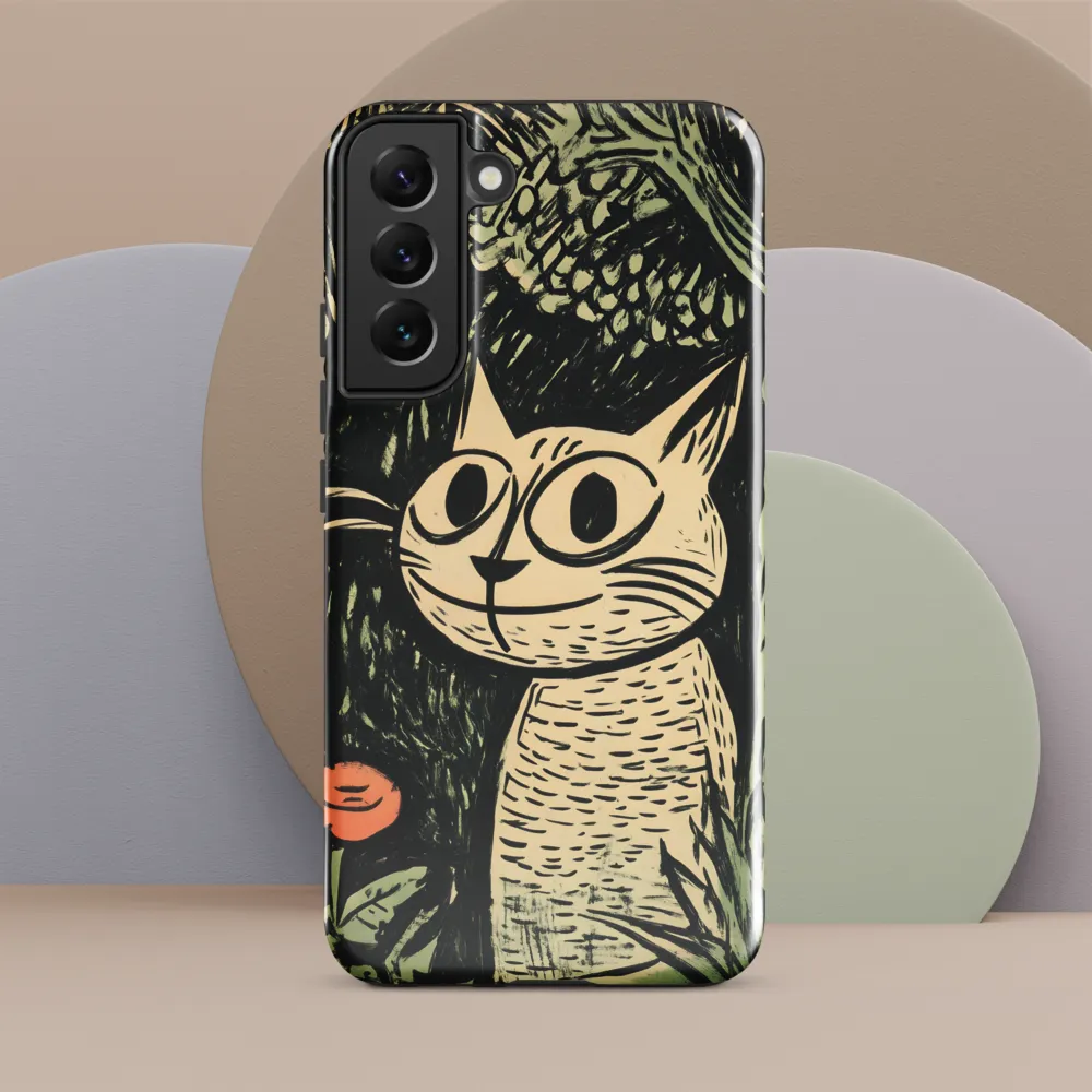 Whimsical Cat in the Forest