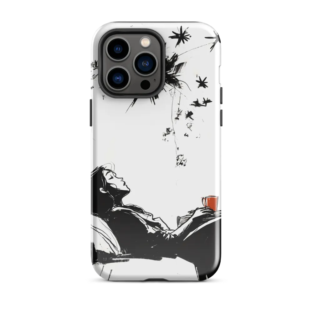 Contemplative Serenity | Phone Case |  14 Pro Max | Tough Case | Glossy