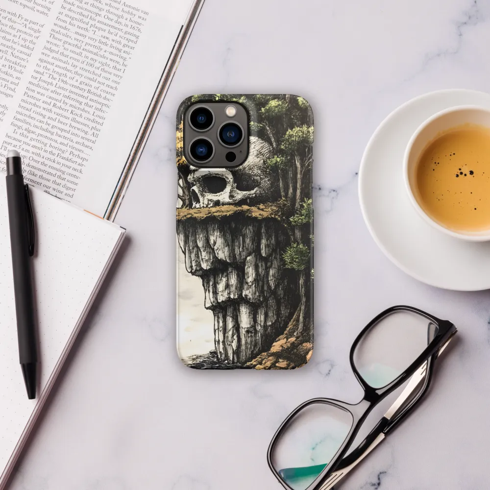 The Whispering Skull: A Surreal Encounter with Nature | Phone Case |  13 Pro Max | Snap Case | Matte
