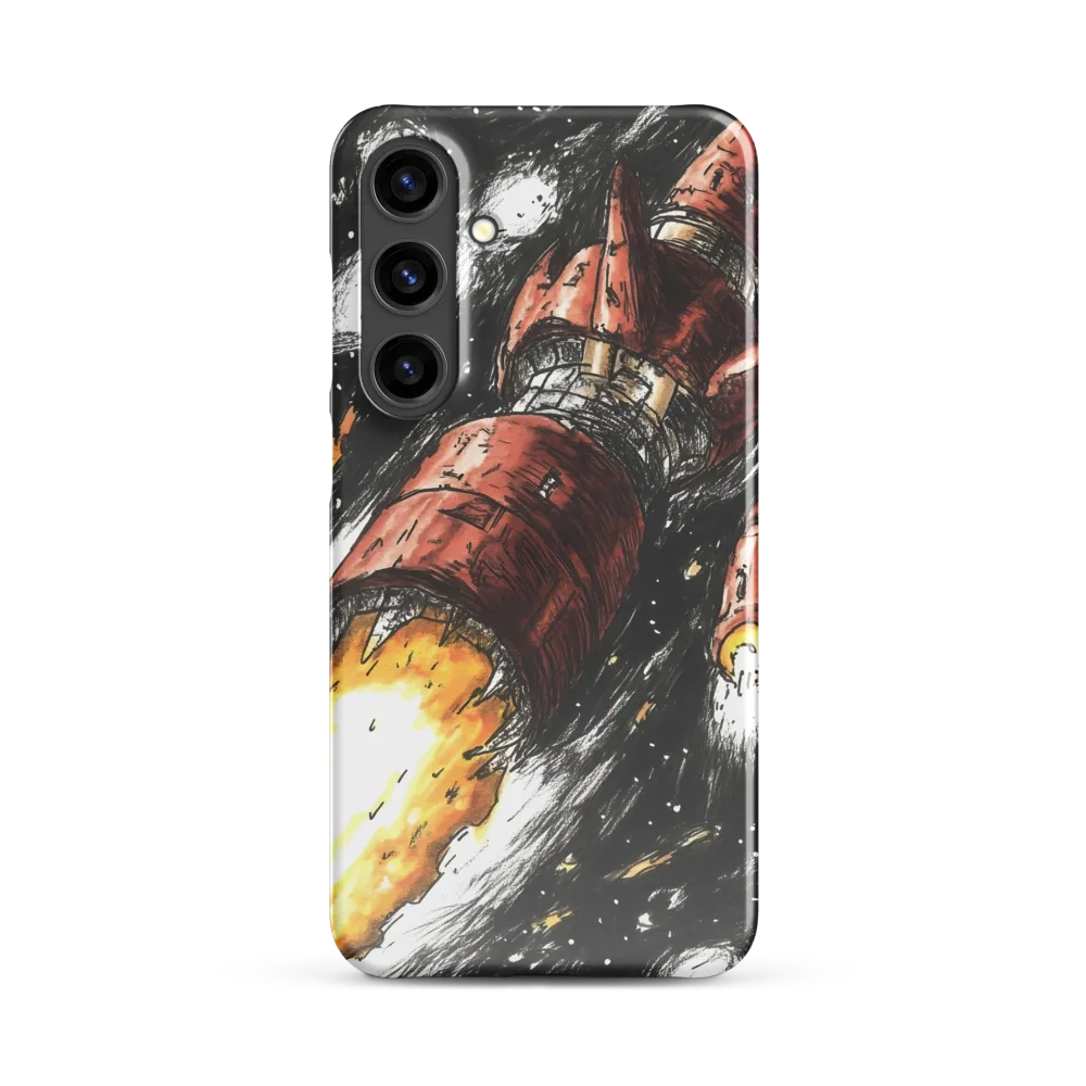 Ignition in the Abyss | Phone Case |  S24 Plus | Snap Case | Glossy