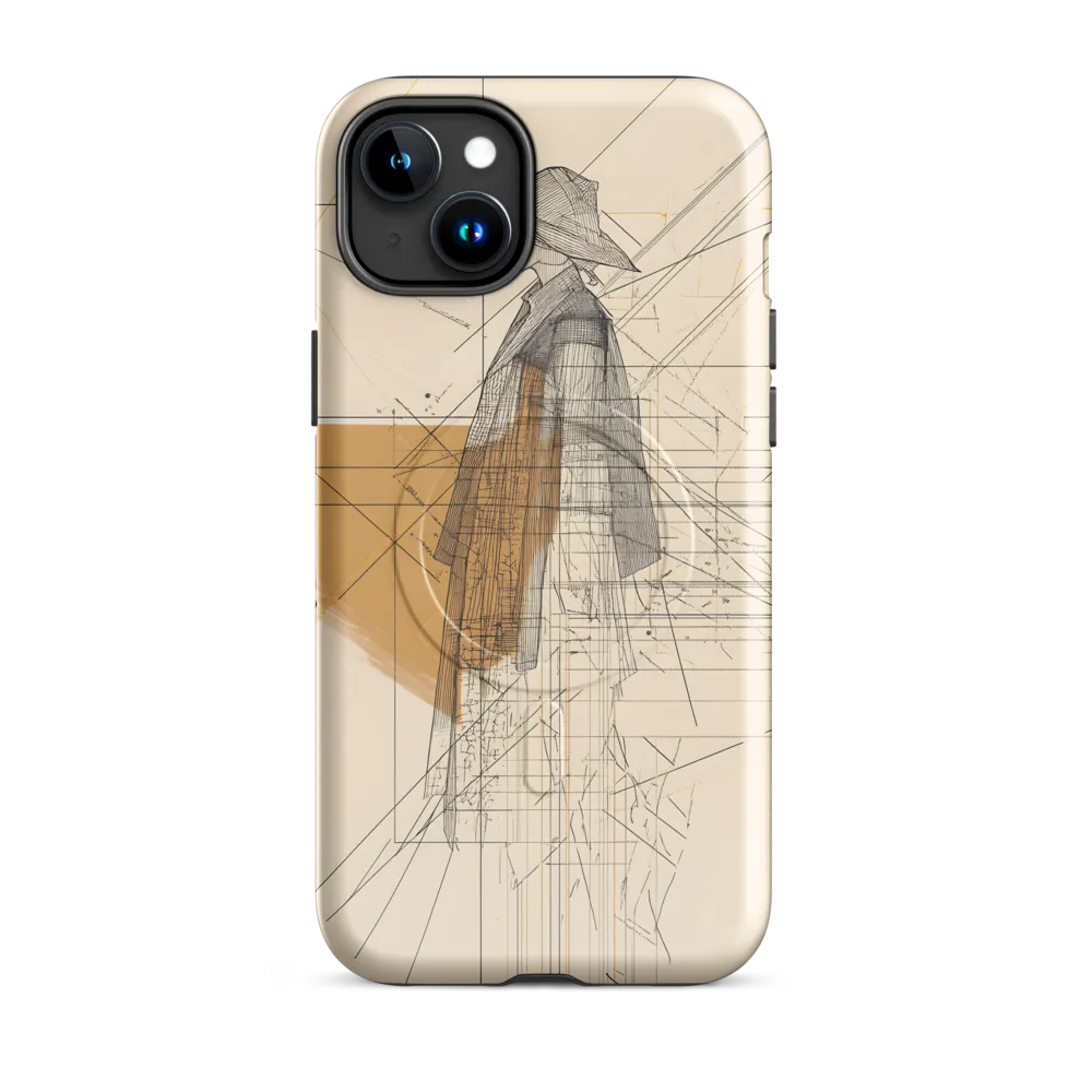 Abstract Profile: A Minimalist Exploration | Phone Case |  15 Plus | MagSafe® Tough Case | Glossy