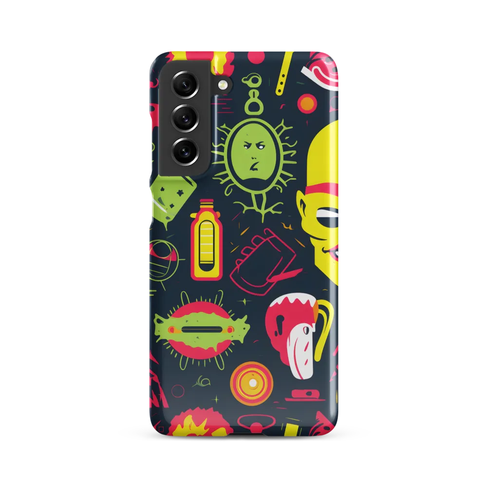 Neon Revelry: A Quirky Exploration of Modern Pop Art