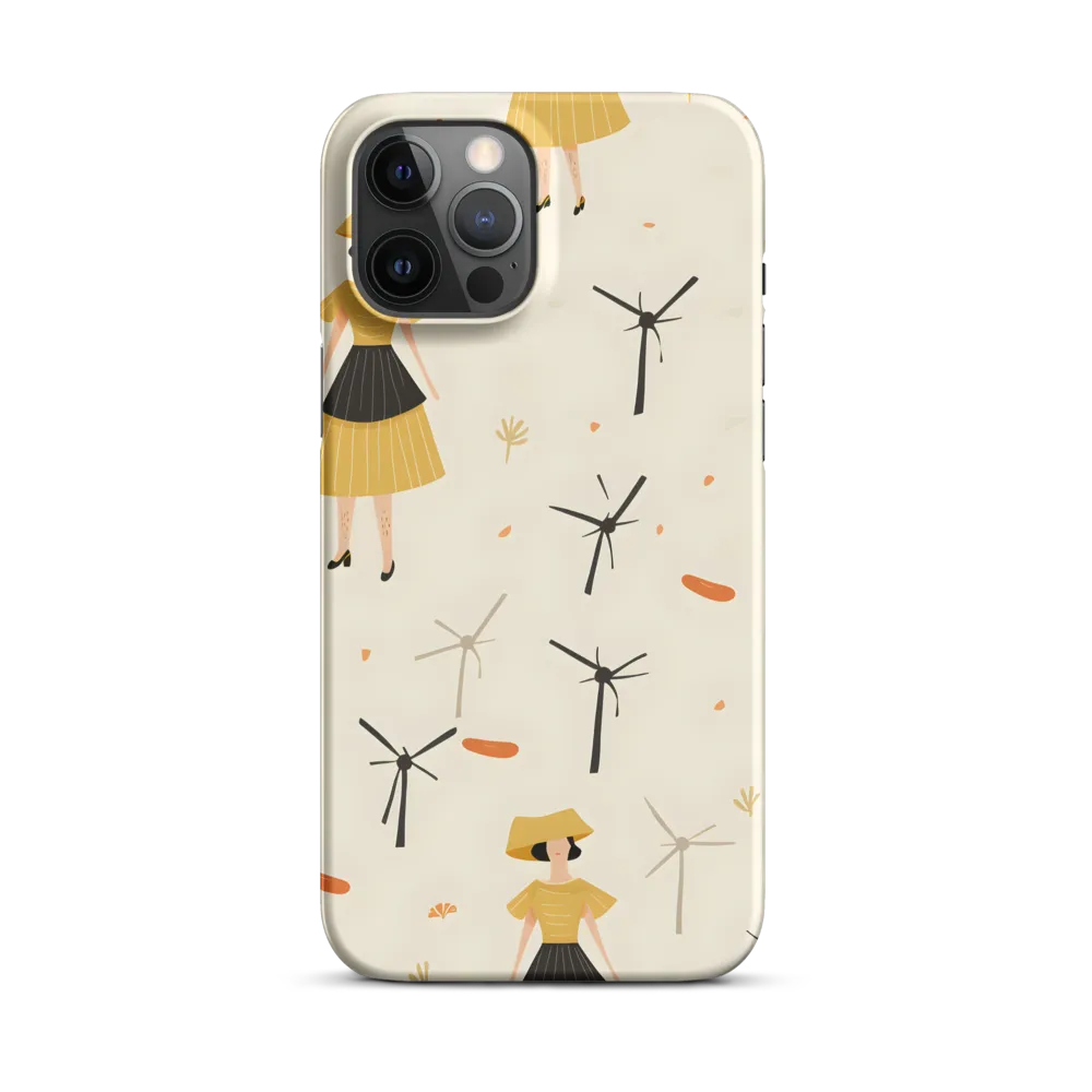 Whimsical Patterns of Nature and Femininity | Phone Case |  12 Pro Max | Snap Case | Matte