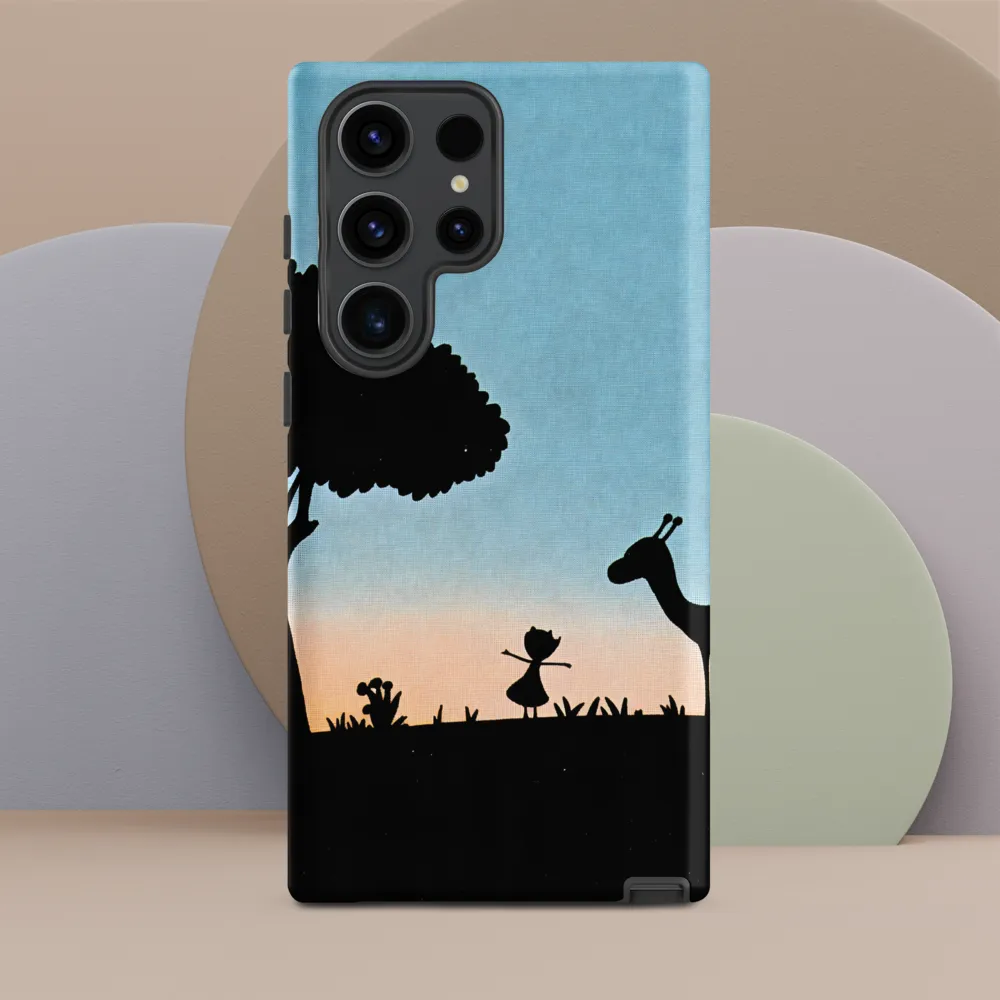 Curiosity in the Silhouette | Phone Case |  S23 Ultra | Tough Case | Matte