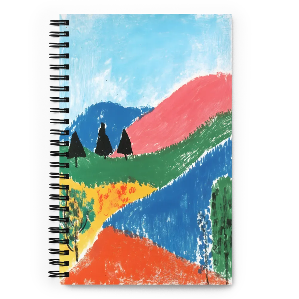 Harmonic Landscapes | Spiral Notebook